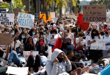 Thousands at Santa Barbara Courthouse Protest the Murder of George Floyd