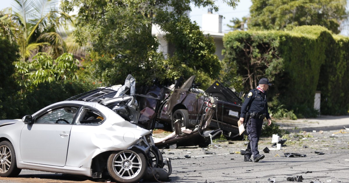 Multi Car Accident Closes Cliff Drive The Santa Barbara Independent