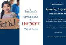 Gelson’s Unity Shoppe Fundraiser – Give Back Day