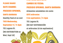 Foodbank Distribution Day Moved Up