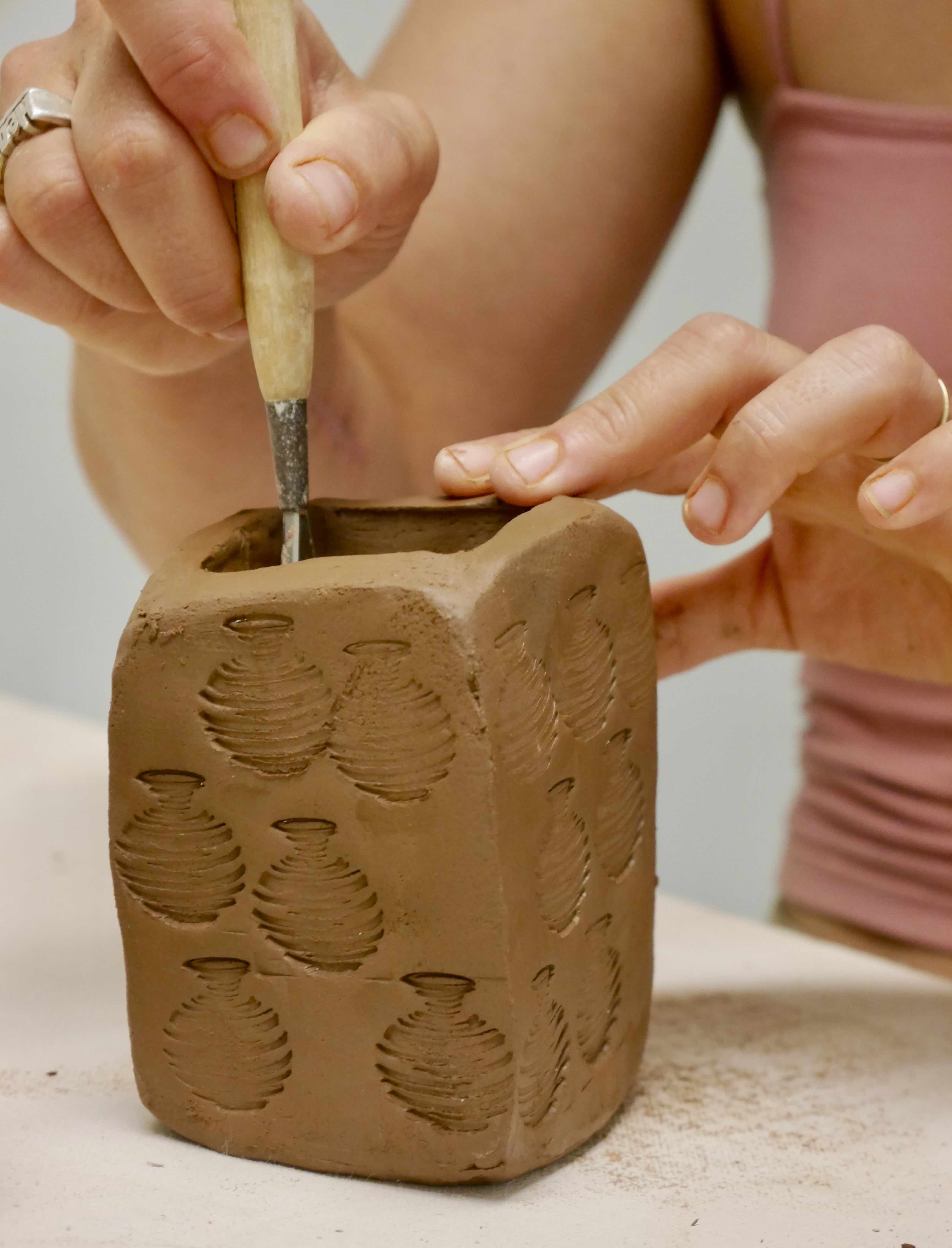 Kurinuki Cup Pottery Handbuilding The Santa Barbara Independent