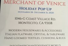 Holiday Pop Up: Merchant of Venice