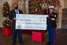 Santa Ynez Chumash Donate $25,000 to Local Toys For Tots Campaign