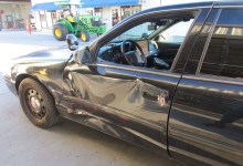 Police Nab Fleeing Felon After He Crashes into Patrol Car