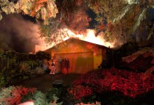 House Fire on Peach Grove Lane