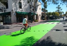 Seeing Green over Santa Barbara Bike Lanes