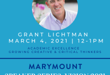 Spring Speaker Series At Marymount Brings Talented Thought Leaders to Community