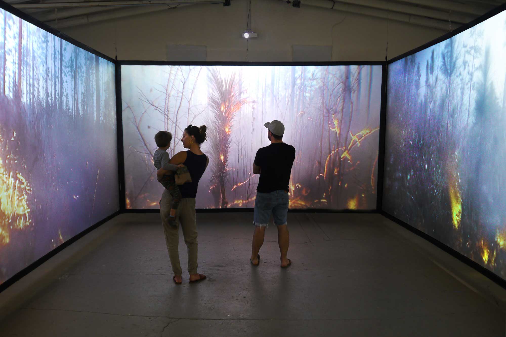 WALK INTO WILDFIRE An Immersive Multimedia Exhibit The