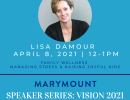 Celebrated Psychologist and Best-Selling Author Dr. Lisa Damour Joins Marymount’s Annual Speaker Series