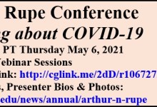 2021 Rupe Conference “Communicating about COVID-19” via Zoom