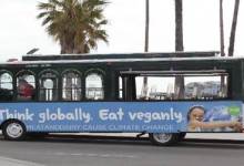 Surprise! PETA’s Earth Day Ad Sprouts Up on Local Trolley