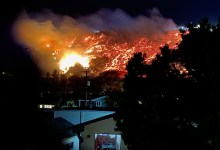 Loma Fire Breaks Out on TV Hill