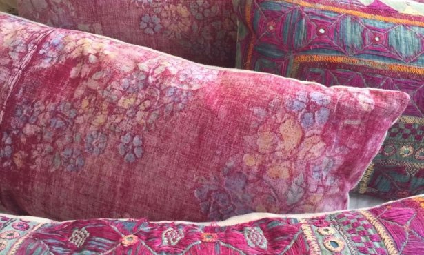 Indian Pink Pillow Power