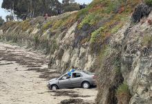 Man Drives Off 30-Foot Cliff in Isla Vista