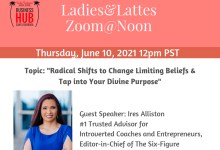Ladies&Lattes Business Zoom w Coach for Introverts