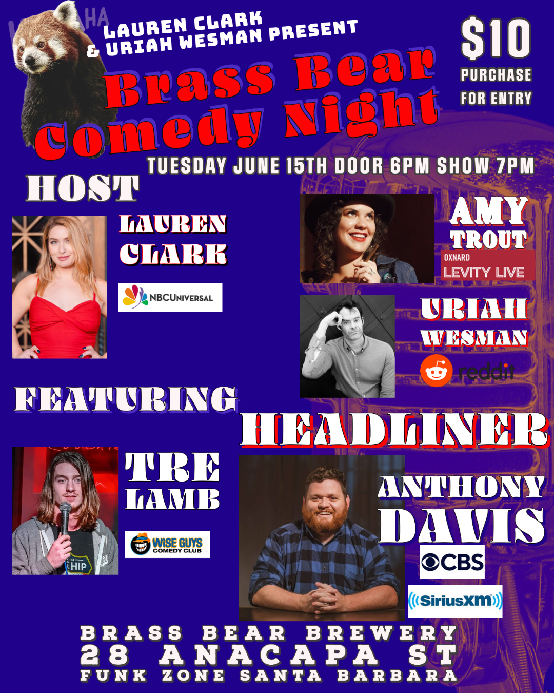 Brass Bear Comedy Night The Santa Barbara Independent