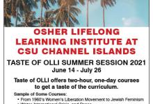Osher Lifelong Learning Institute classes