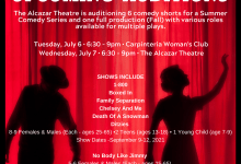 UPCOMING AUDITIONS • THE ALCAZAR THEATRE