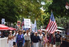 Rally Against Masks and Vaccines Comes to Santa Barbara