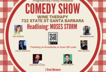 Comedy Show at Wine Therapy STARRING MOSES STORM !