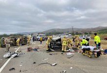 Traffic Collision Kills Two, Closes Southbound 101 at El Capitan