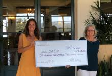 CALM AUXILIARY Donates $124,000 to CALM