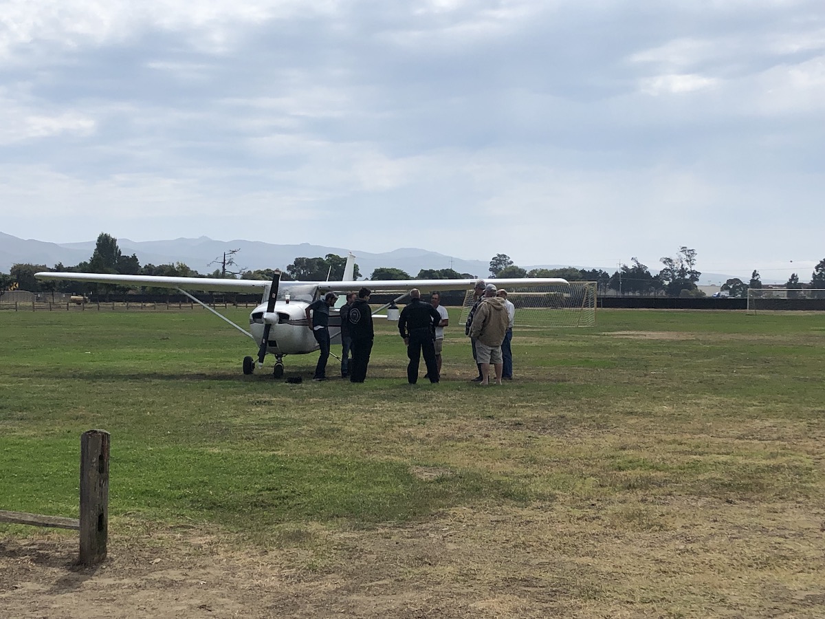 Small Plane Makes Emergency Landing in Lompoc Park The Santa Barbara Independent
