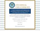 Navy League’s 5th Annual Chili Cook-off
