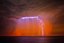 Storm Surprises Central Coast with Thunder and Lightning Show