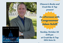 In Person Book Signing With Congressman Adam Schiff
