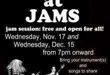 In Person: Open jam session at JAMS