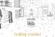 golden hour Holiday Market cohosted by Shop Hop x