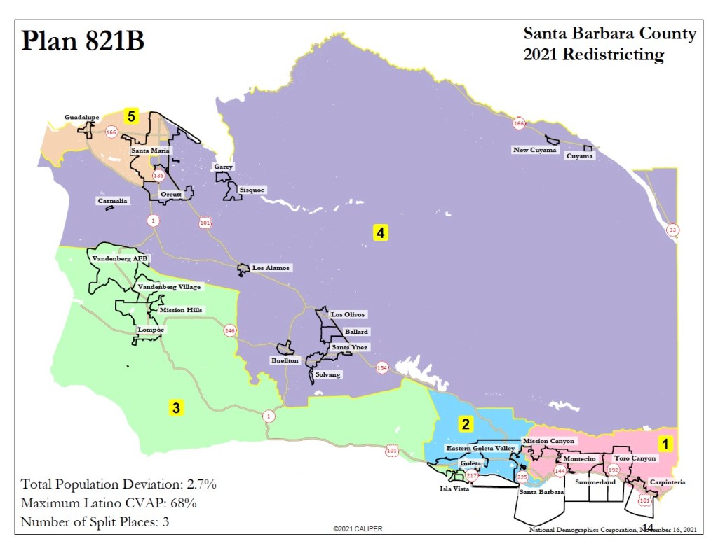 Goleta Chooses Maps in County Supervisor Redistricting - The Santa ...