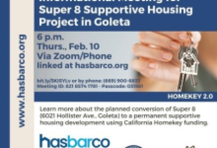 Community Informational Meeting Regarding Super 8 Permanent Supportive Housing Development in Goleta