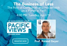 Pacific Views Series Talk- “The Business of Less”