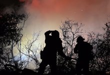 Fire Breaks out in Santa Barbara Homeless Encampment Near Highway 101 and State Street