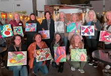 Paint & Wine Party @ The Red Piano