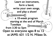 JAMS after-school music exploration program