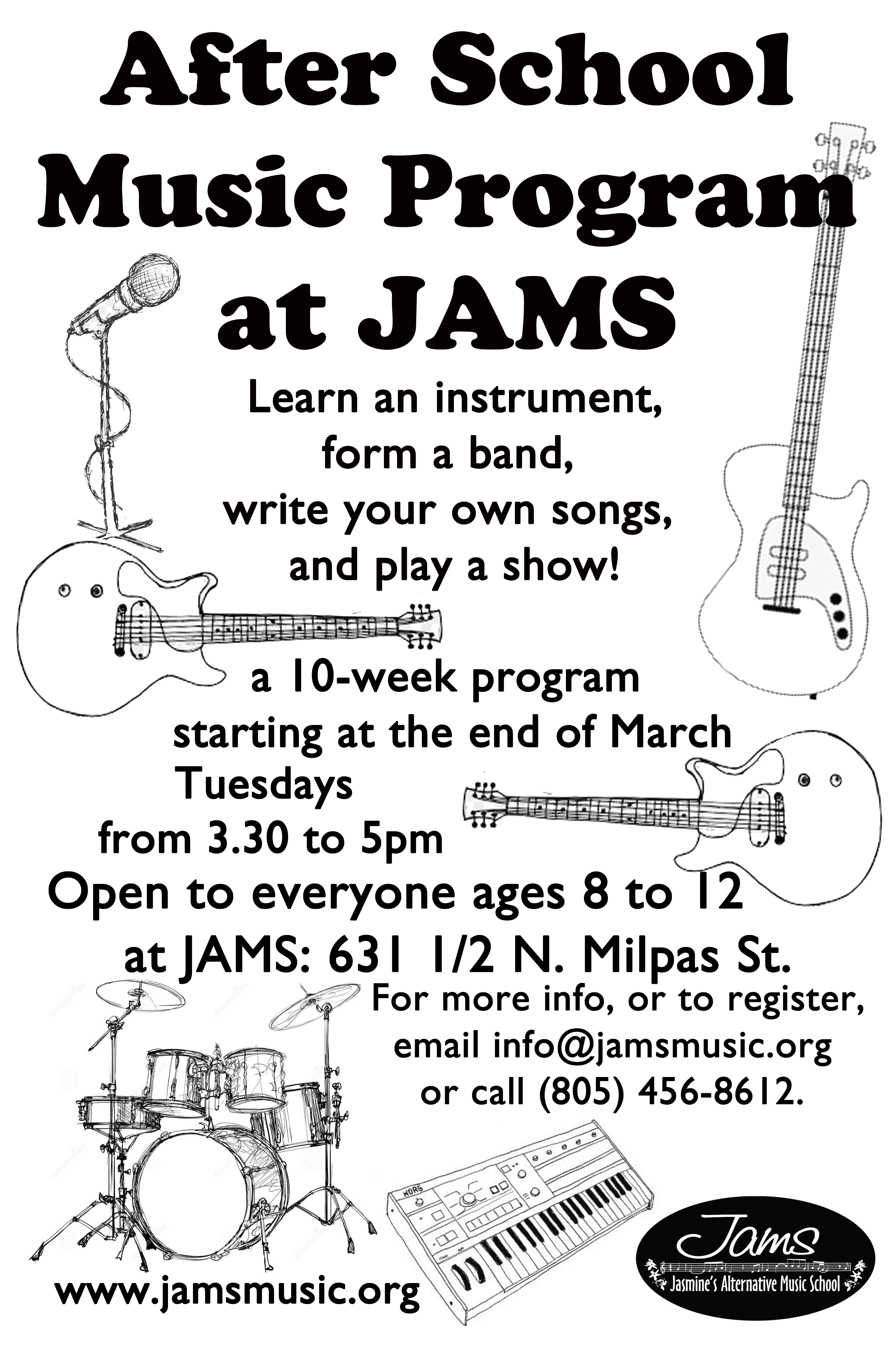 JAMS afterschool music exploration program The Santa Barbara Independent