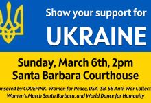 Rally for Ukraine at the Courthouse Sunken Gardens