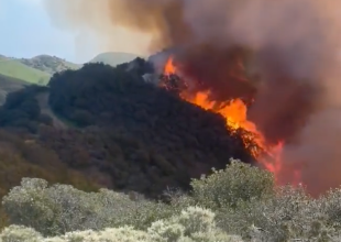 Hollister Fire in Santa Barbara County at 100 Acres, 20 Percent Contained