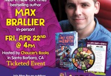 Chaucer’s In-Person Kid’s Event Max Brallier