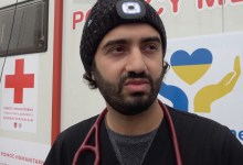 A Doctor Speaks from Ukrainian Train Station