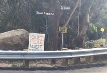 Landscaping Versus Parking near Hot Springs Trailhead