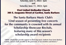 Santa Barbara Music Club Scholarship Showcase