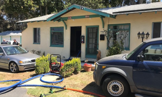 One Person Rescued from Fire in Santa Barbara