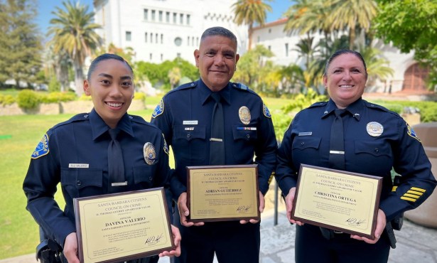 3 SBPD Officers Awarded the H. Thomas Guerry Award for Valor