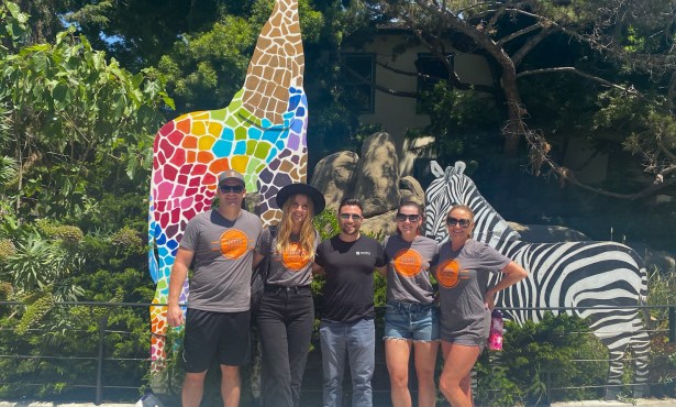 Young Professionals Volunteer At The Zoo