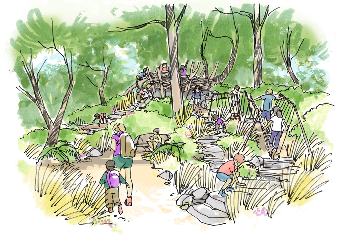 Winning Designs for Outdoor Playhouses at SB Botanic Garden Backcountry