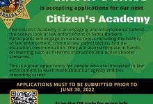 Sheriff’s Office Accepting Applications for Upcoming Citizen’s Academy